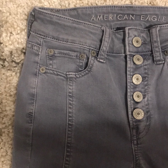 COPY - Navy/gray/blue American eagle denim jeans - Picture 5 of 7